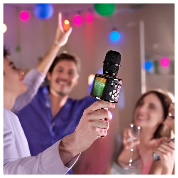 SubZero PartyVox GO Handheld Karaoke Microphone with DSP Effects
