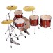 Mapex Mars Birch 22'' 5pc Crossover Shell Pack, Blood Orange Sparkle