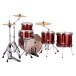 Mapex Mars Birch 22'' 5pc Crossover Shell Pack, Blood Orange Sparkle