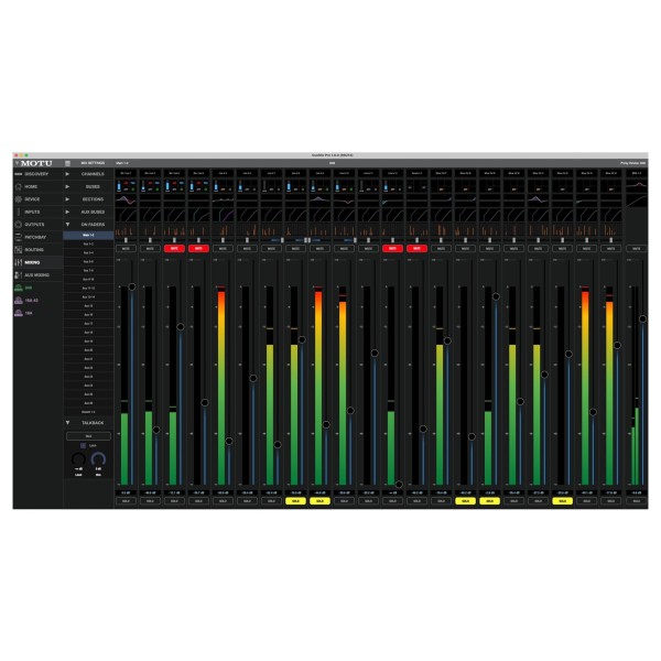 Motu 848 Thunderbolt/USB Audio Interface - CueMix Pro