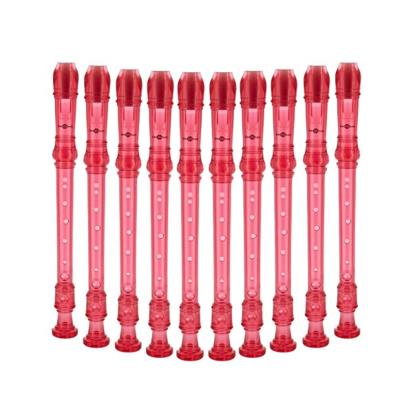 Descant Recorder by Gear4music, Pack of 10
