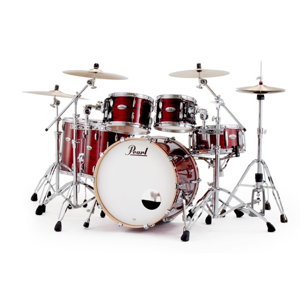 Pearl Professional Series 22'' 5pc Shell Pack, Velvet Crimson