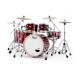 Pearl Professional Series 22'' 5pc Shell Pack, Velvet Crimson