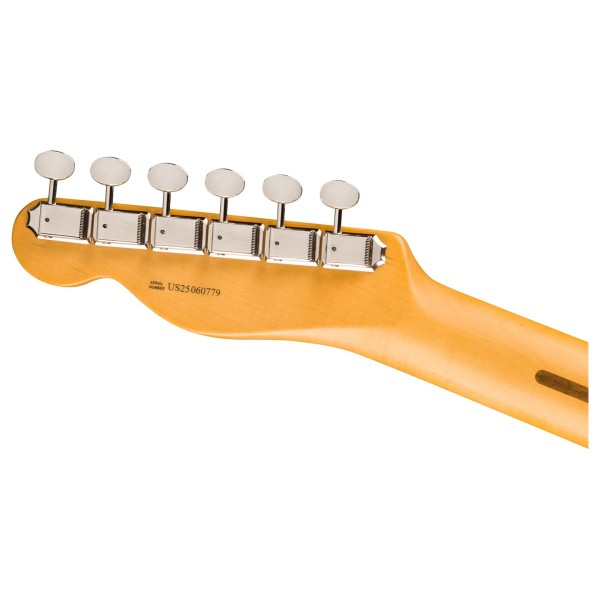 Fender American Professional Classic Telecaster MN, Butterscotch Blonde - back of headstock