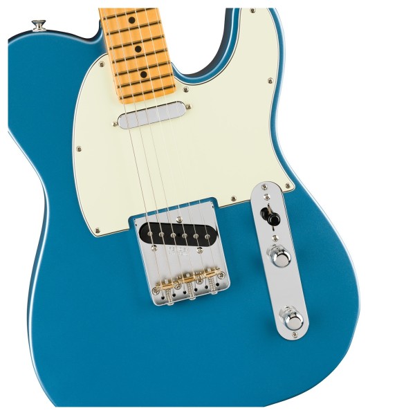 Fender American Professional Classic Telecaster MN, Faded Lake Placid Blue - hardware