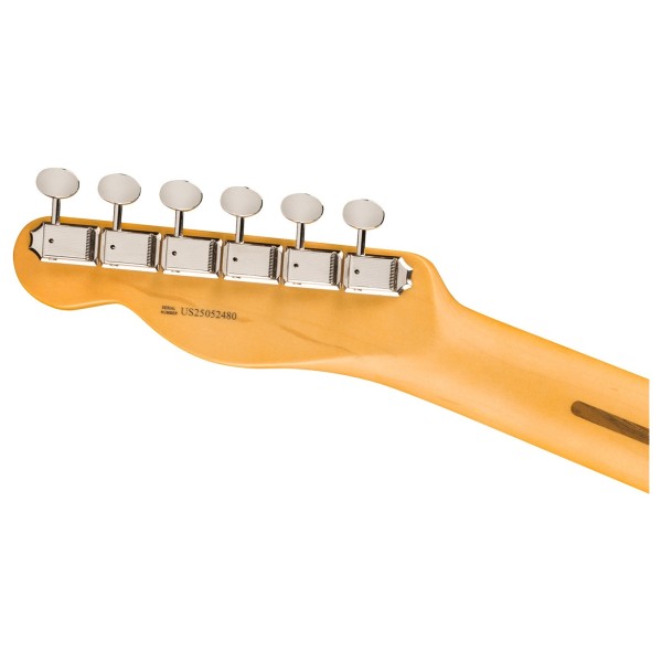 Fender American Professional Classic Telecaster MN, Faded Lake Placid Blue - back of headstock