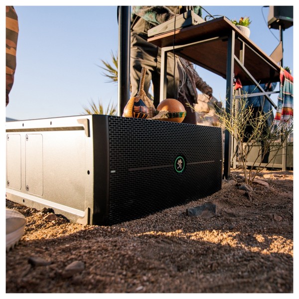 Mackie Thump Sub GO Outdoor Setup Desert