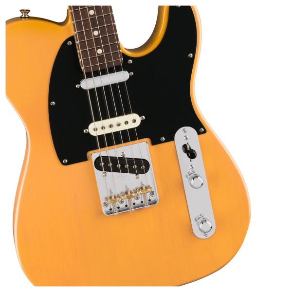 Fender American Professional Classic Telecaster SSS RW, Butterscotch Blonde - hardware