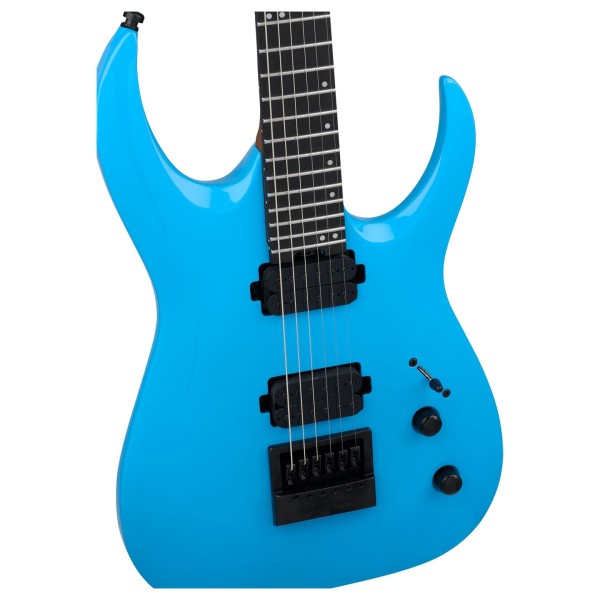 Jackson Pro Plus Series Signature Misha Mansoor Juggernaut ET6, Ebony Fingerboard, Riviera Blue body