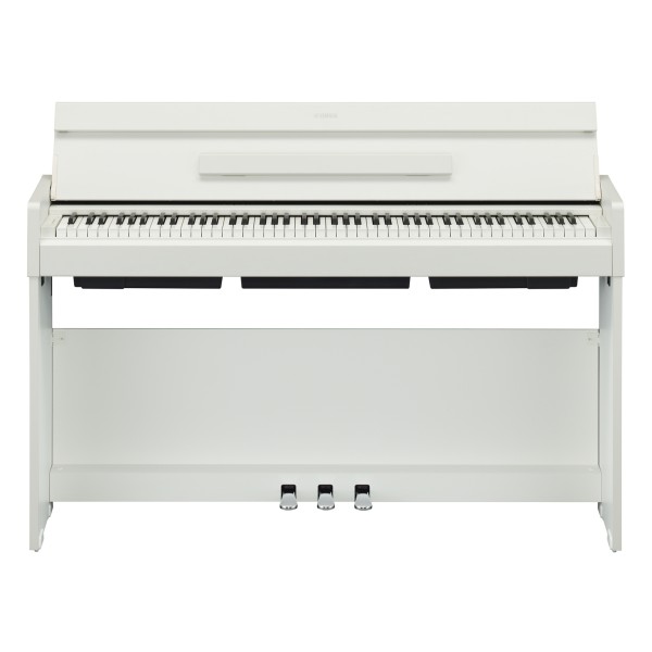 Yamaha YDP S35 Digital Piano, White front