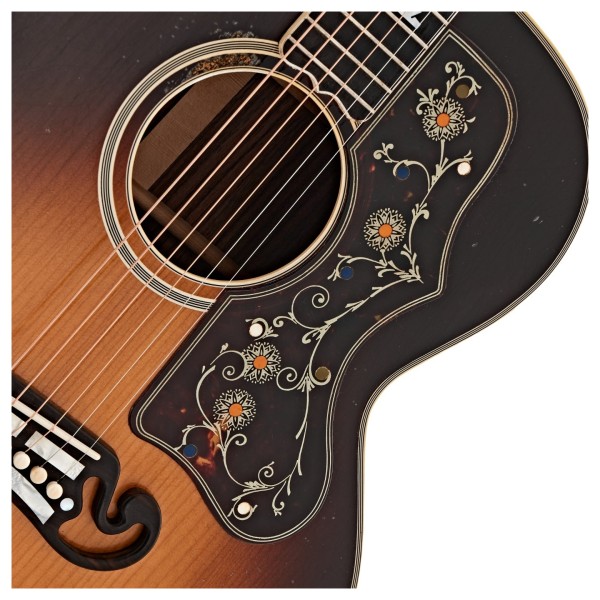 Gibson Custom Prewar SJ-200 Rosewood Light Aged, Vintage Sunburst #21875016 - pickguard
