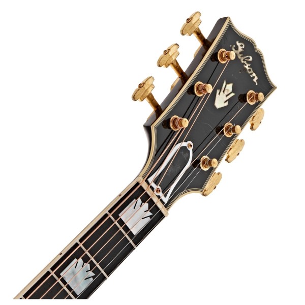 Gibson Custom Prewar SJ-200 Rosewood Light Aged, Vintage Sunburst #21875016 - headstock