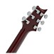 PRS S2 Custom 24-08, Fire Red Burst (2025) - back of headstock