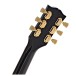 Gibson Les Paul Studio Gold Hardware, Ebony #204350102 - back of headstock