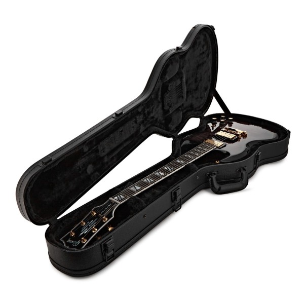 Gibson SG Supreme, Translucent Ebony Burst #228440376 - in case