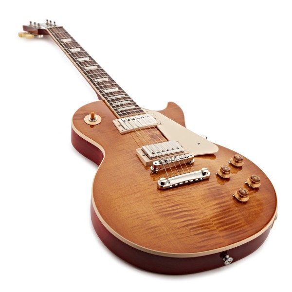 Gibson Les Paul Standard 50s Figured Top, Dirty Lemon Burst #217650132 - angled shot
