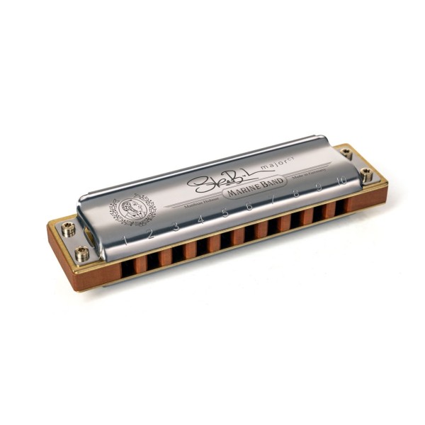 Hohner Steve Baker Marine Band Deluxe Harmonica, G Major