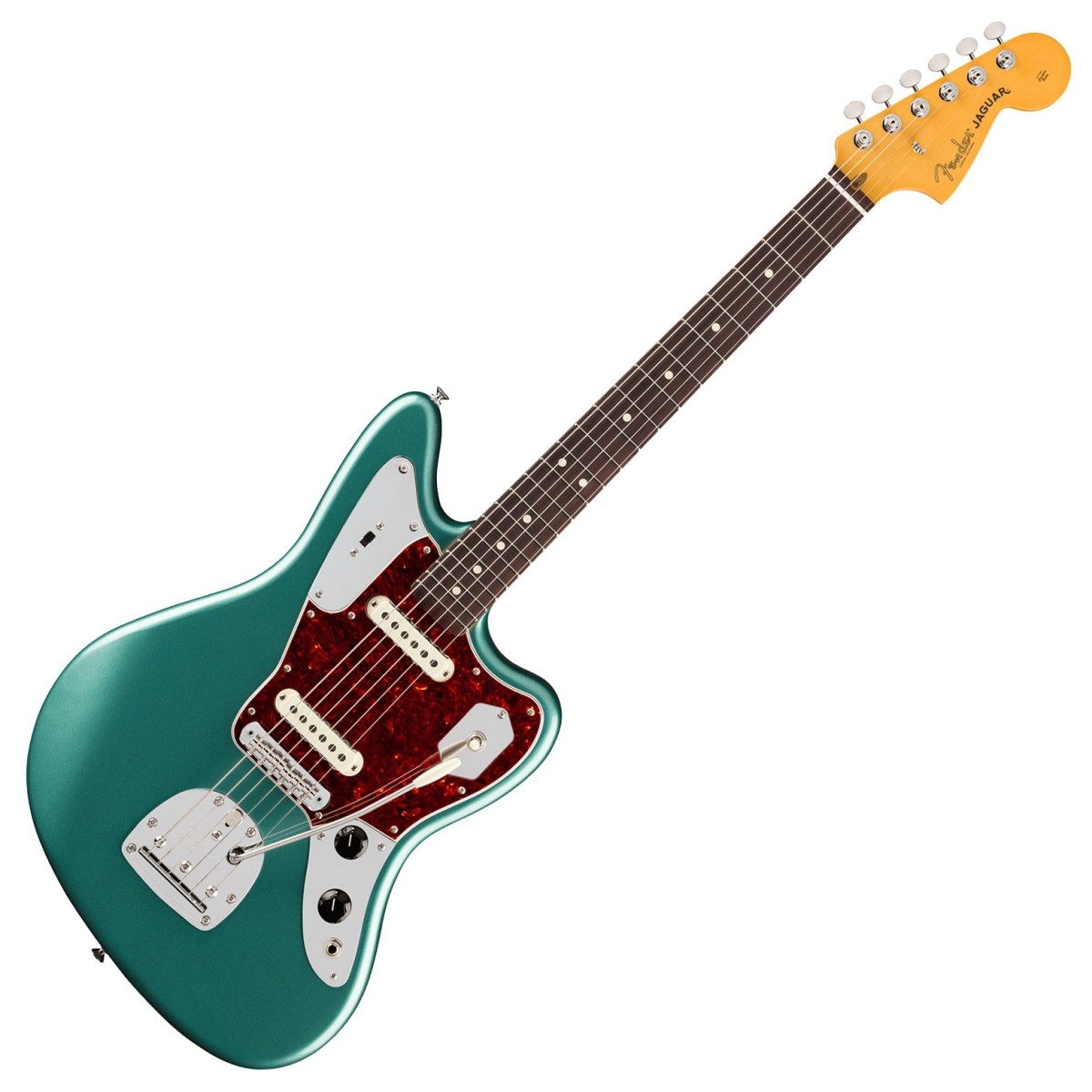 Click to view product details and reviews for Fender American Professional Classic Jaguar Rw Faded Sherwood Green Metallic.