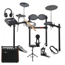 Yamaha DTX6K-X Electronic Drum Kit w/ Single Pedal Complete Bundle