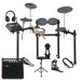 Yamaha DTX6K-X Electronic Drum Kit w/ Single Pedal Complete Bundle
