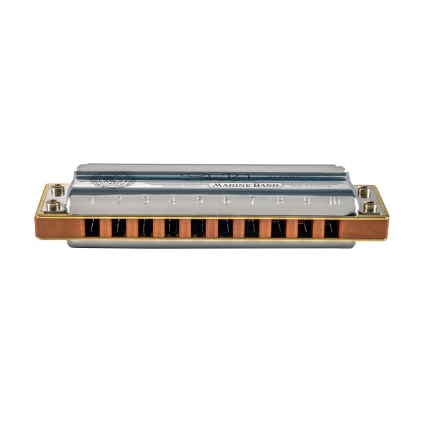 Hohner Steve Baker Marine Band Deluxe Harmonica, A Major