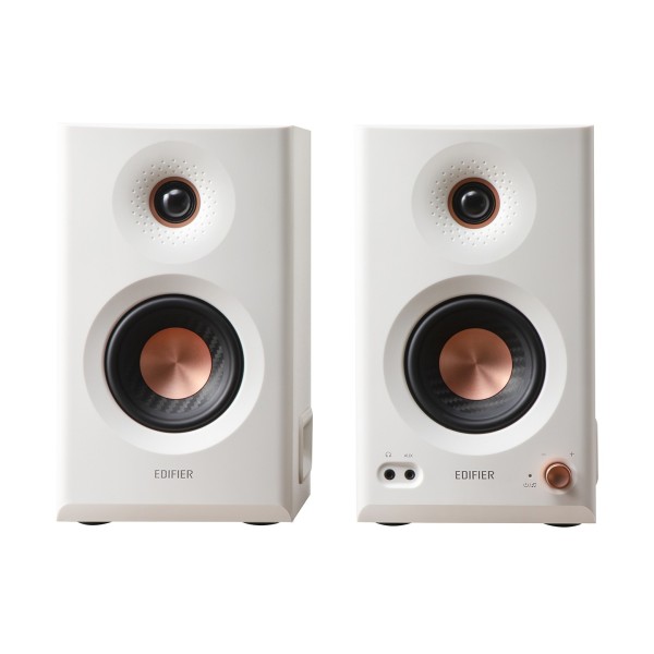Edifier MR5 Tri-amped Powered Studio Monitor Speakers, White at AV.com