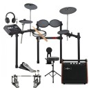 Yamaha DTX6K-X Electronic Drum Kit w/ Double Pedal Complete Bundle