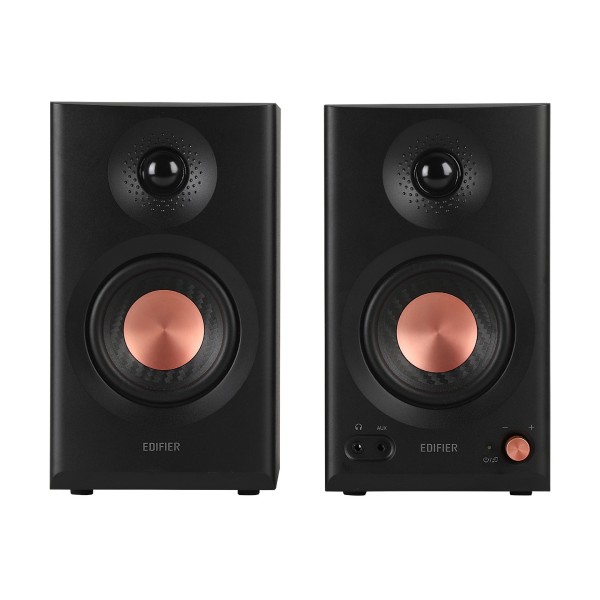 Edifier MR3 2.0 Monitor Bluetooth Speaker System, Black - front 