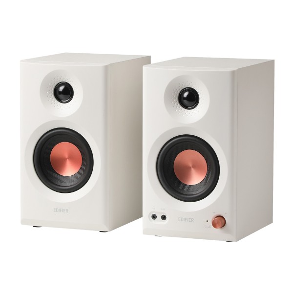 Edifier MR3 2.0 Monitor Bluetooth Speaker System, White - left 