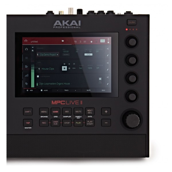 Akai Professional MPC Live II Standalone Production System - Screen Detail