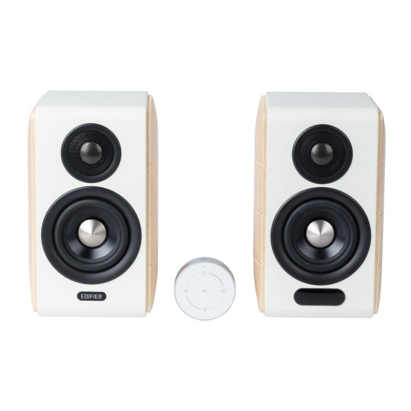 Edifier S880DB MKII Premium Hi-Res Active 2.0 Bluetooth Bookshelf Speakers, White - front 