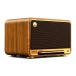 Edifier D32 Tabletop Bluetooth Hi-Res Speaker With Built In Battery, Brown - left 