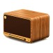 Edifier D32 Tabletop Bluetooth Hi-Res Speaker With Built In Battery, Brown - left 