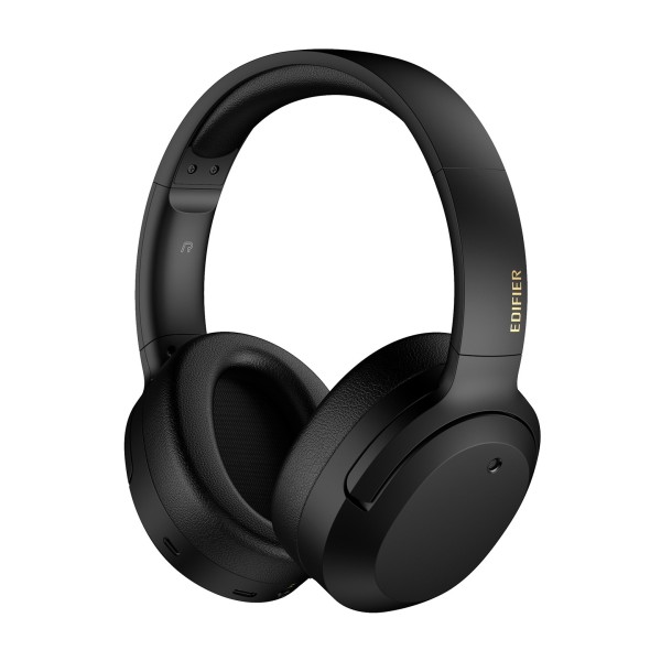 Edifier W820NB Plus Wireless Bluetooth Noise Cancelling Hi-Res Headphones, Black - main 