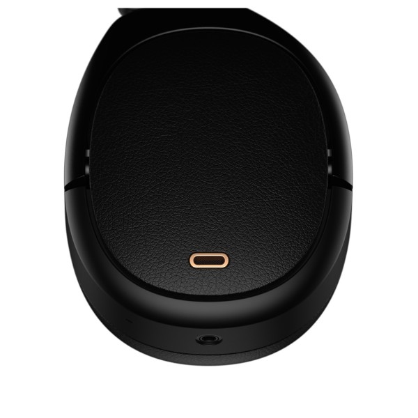Edifier WH950NB Hybrid Active Noise Cancelling Bluetooth Headphones, Black - cup 