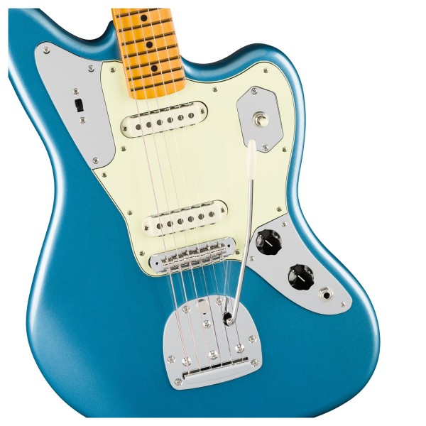 Fender American Professional Classic Jaguar MN, Faded Lake Placid Blue - hardware