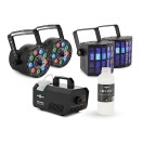 Cosmos LED, Derby & Fog Party Lighting Pack von Gear4music