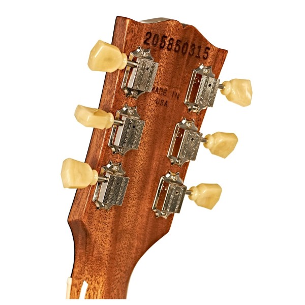Gibson Les Paul Standard 50s Figured Top, Tobacco Burst - back of headstock
