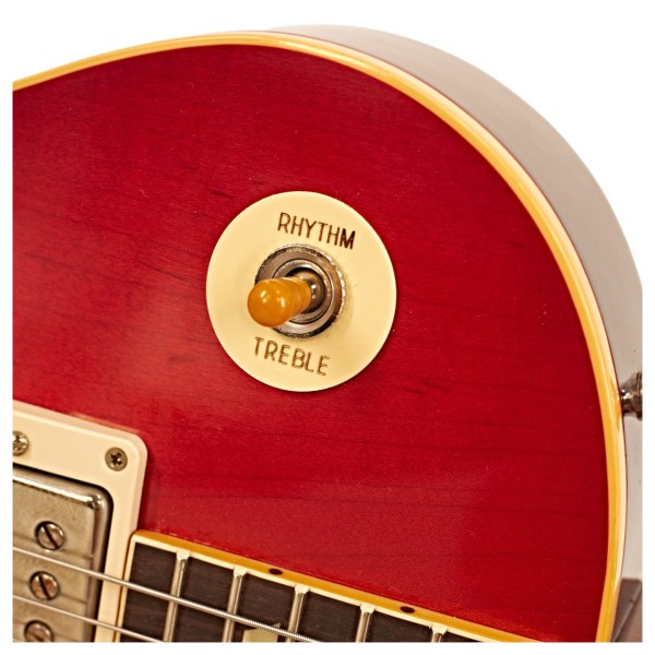 Gibson Custom 1958 Les Paul Standard Reissue VOS, Washed Cherry Sunburst #85370 - pickup selector