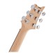 PRS CE24 Faded Grey Black Purple Burst (2024) #0399449 - back of headstock