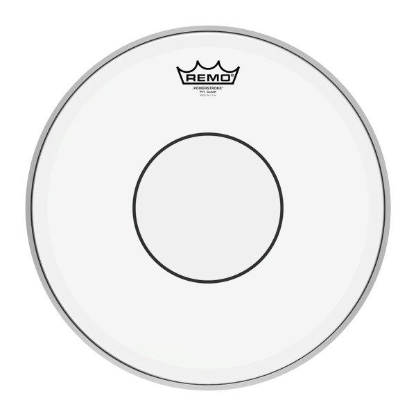 Remo Powerstroke 77 Clear Snare Head with Clear Dot 14in