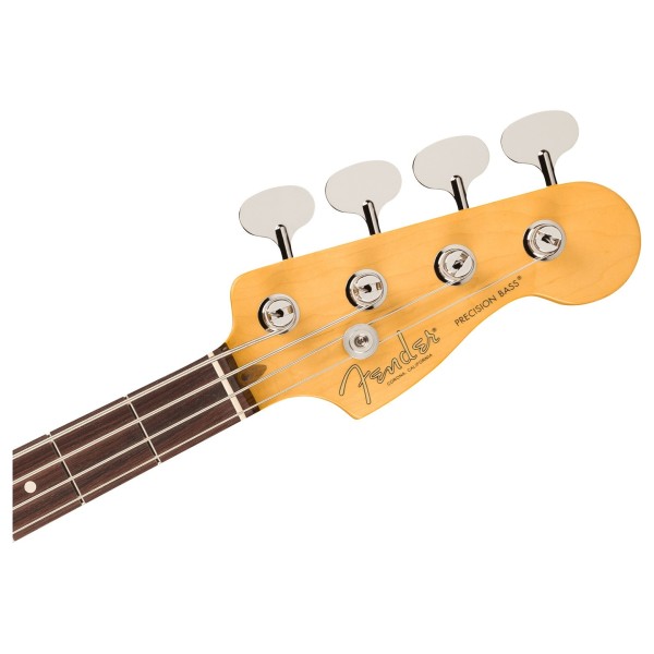 Fender American Professional Classic Precision Bass RW, Faded Sherwood Green Metallic - headstock