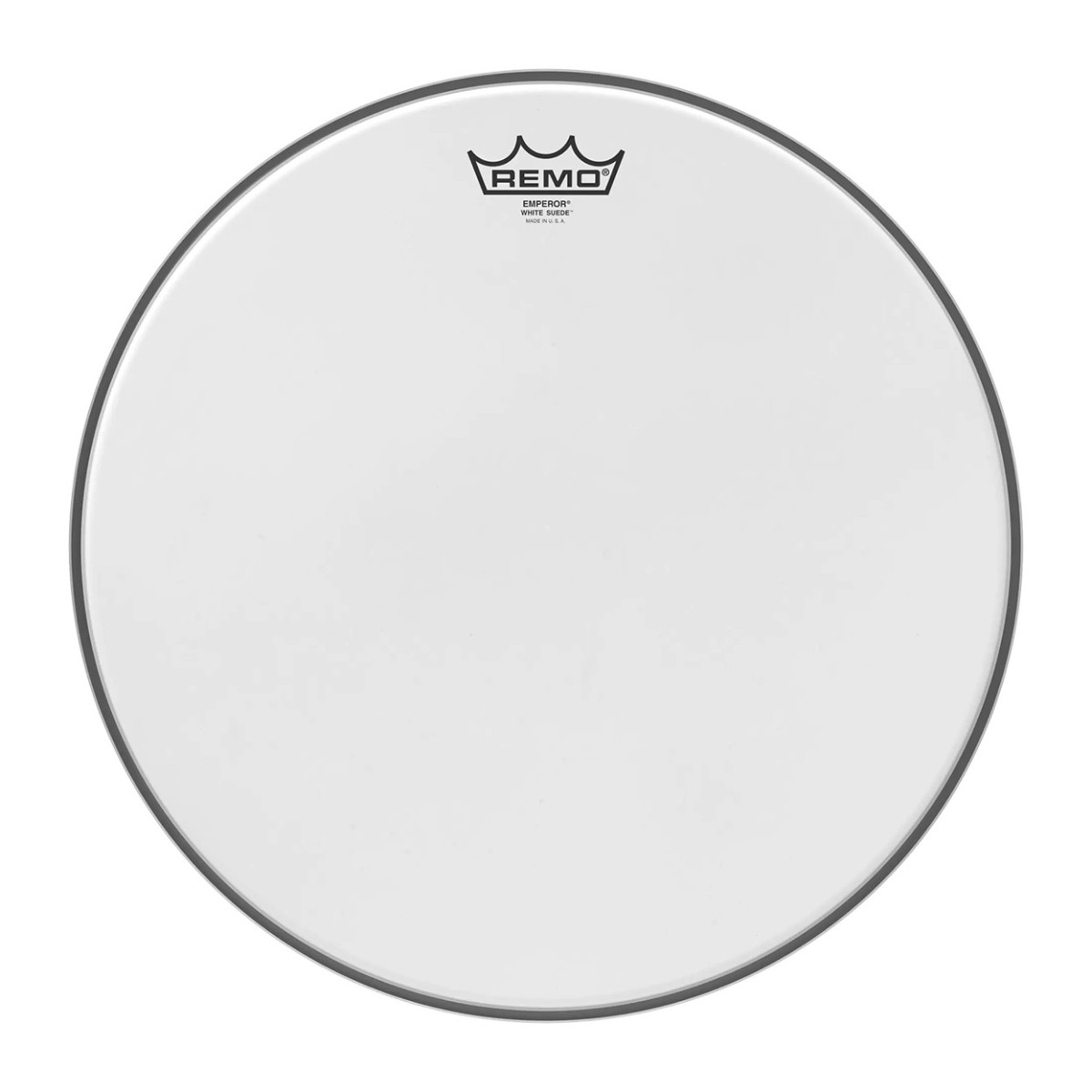 Click to view product details and reviews for Remo Emperor White Suede 15 Drum Head.