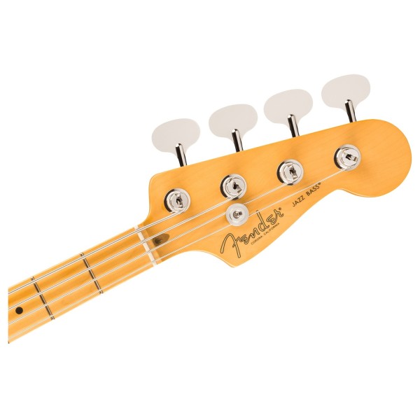 Fender American Professional Classic Jazz Bass MN, Faded Dakota Red - headstock