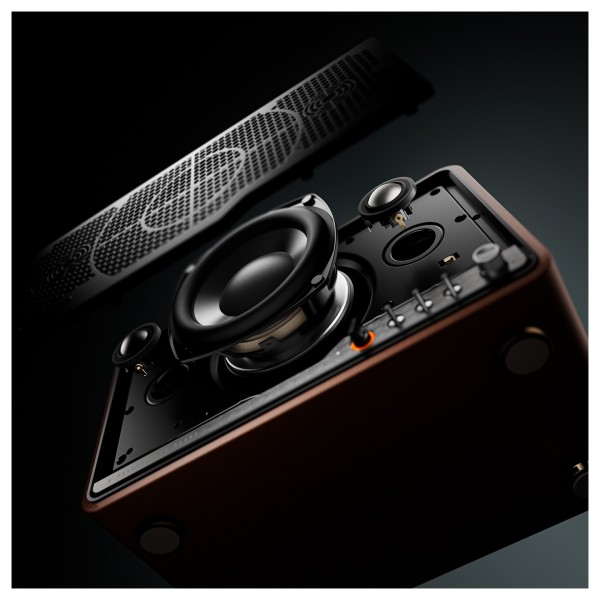 Edifier S300 Tabletop Bluetooth Hi-Res Airplay 2 Speaker, Black Walnut -ls 2
