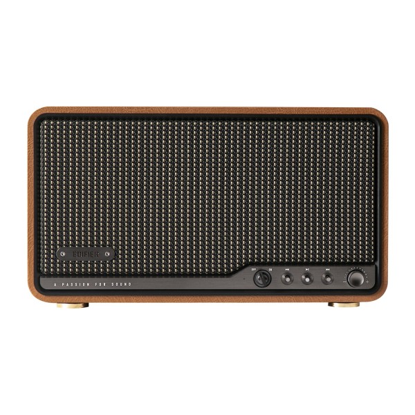 Edifier S300 Tabletop Bluetooth Hi-Res Airplay 2 Speaker, Brown - front 