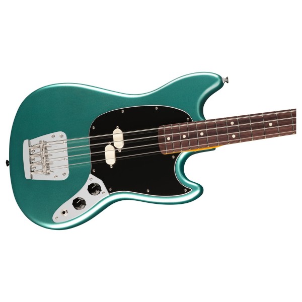 Fender American Professional Classic Mustang Bass RW, Faded Sherwood Green Metallic - body