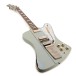 Gibson Custom 1963 Firebird V Maestro Vibrola Heavy Aged, Antique Frost Blue #403303 - angled shot