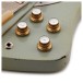 Gibson Custom 1963 Firebird V Maestro Vibrola Heavy Aged, Antique Frost Blue #403303 - controls