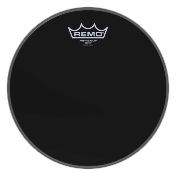 Remo Ebony Ambassador Drum Head, 15in